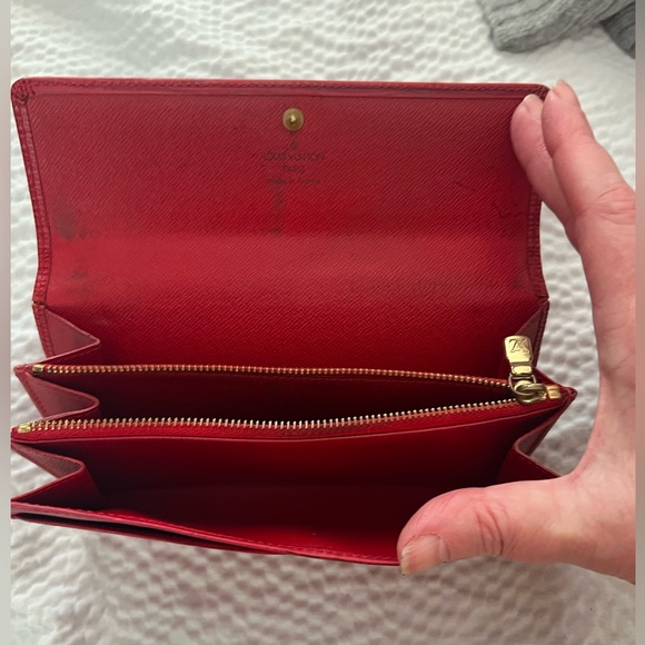 LV red epi long wallet - Picture 7 of 16
